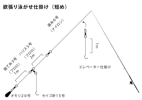 泳がせ仕掛け_青物