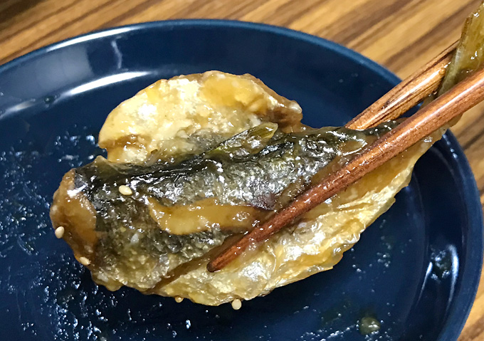 【釣り飯レシピ】簡単骨まで食べれるアジの南蛮和え