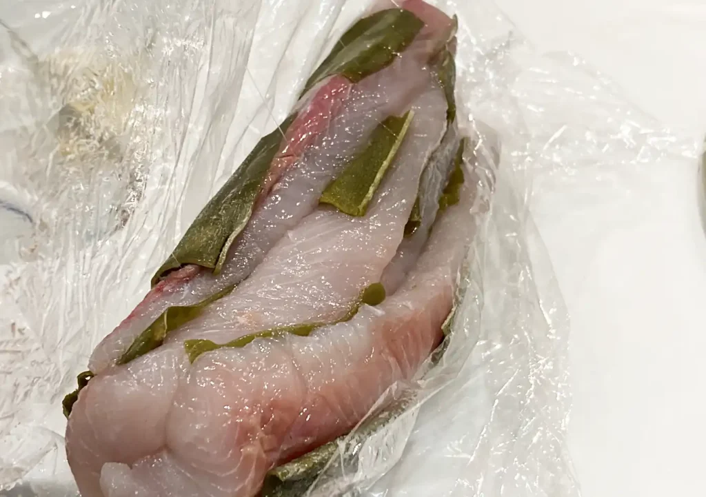 【釣り/シイラレシピ】昆布締め刺身/10月・カヤック釣果/ベイトフィッシュ(カタクチ)館山/南房・内房・千葉/レシピ煮付け/ちゃんちゃん焼き