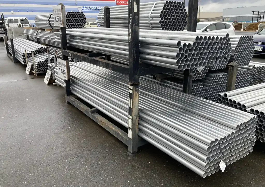 カヤック収納台DIY/自作単管パイクカヤック置き場/素人でも簡単に作れる大型収納ラック屋外屋根付き