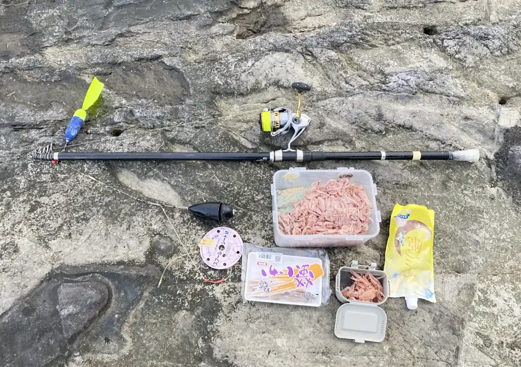 外房磯釣り（カゴ釣り）道具／餌と仕掛け／ナイロンラインのメリット／勝浦・鴨川釣果（シマアジ・グレ・チヌ・青物）