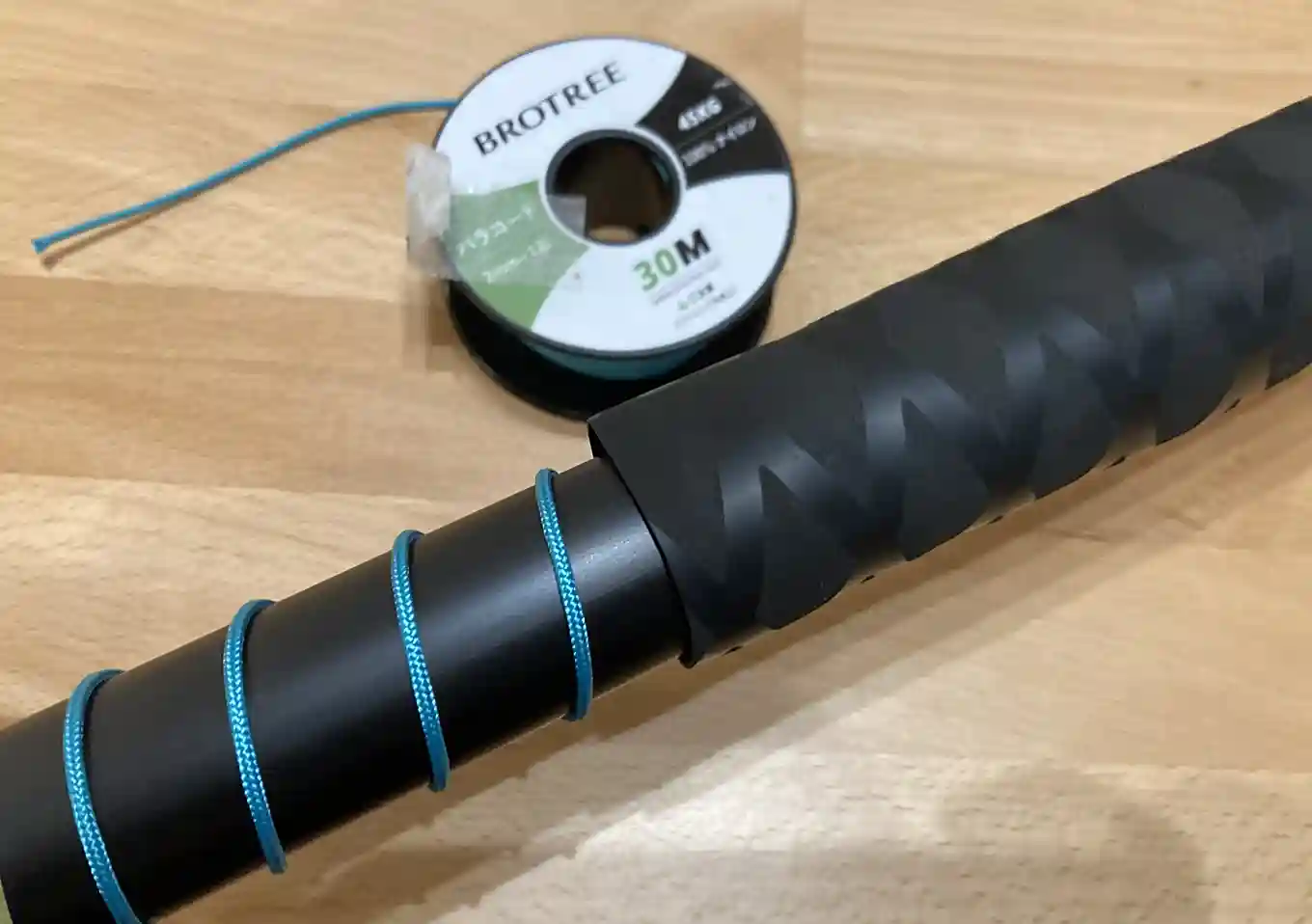 カヤック用パドルのグリップをDIY/熱収縮チューブ滑らない握りやすい／グリップ力アップ／選び方＆使い方