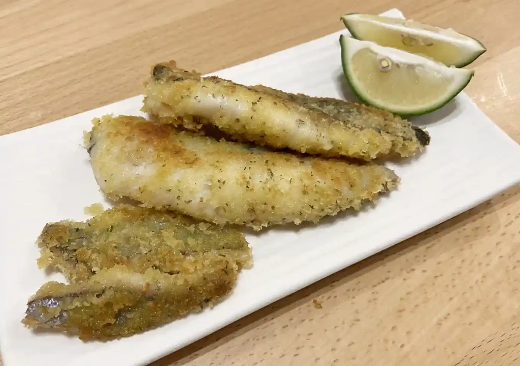 釣りレシピ/シマアジ・マダイ・メジナ・イサキ・ウマヅラハギ/アラの使い方/フライ・香草焼き・昆布締め皮引き