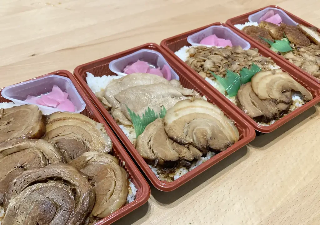 釣り後の飯／内房お土産・ランチ／としやま弁当／木更津ソウルフード（チャー弁）メニュー／県民ショー