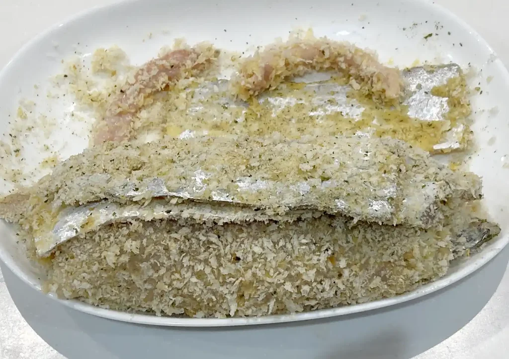 釣りレシピ(タチウオ)/子供も大好き香草焼き/フライ・揚げ物/簡単料理(白身魚)