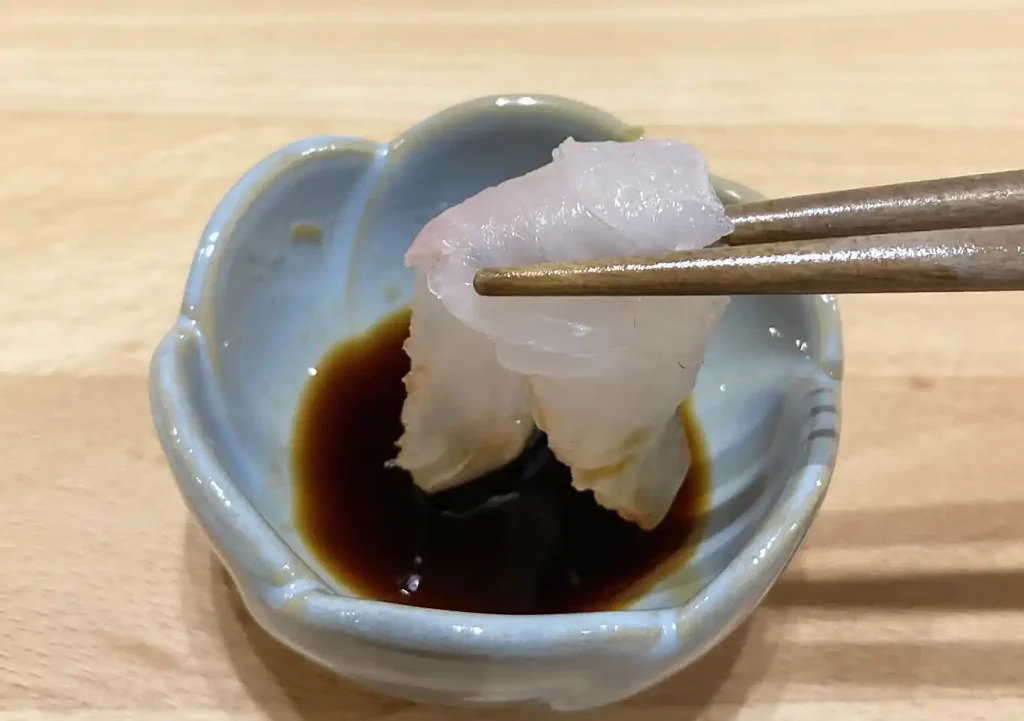 釣り魚・長期熟成／マダイとメジナの刺身／旨み比較／保存方法、寝かせ方